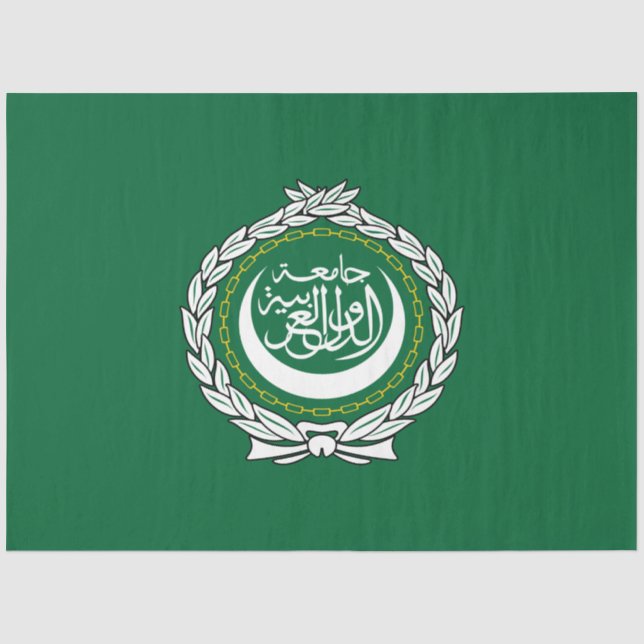 Flag of the Arab League Tissue Paper (Front)