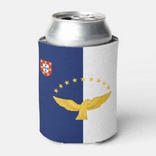 Flag of the Azores, Portugal Can Cooler