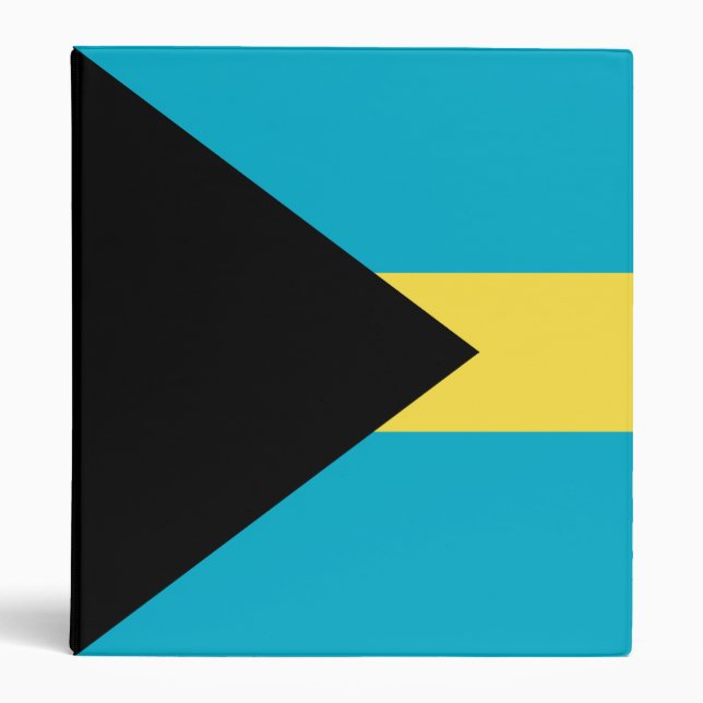 Flag Of The Bahamas Binder (Front)