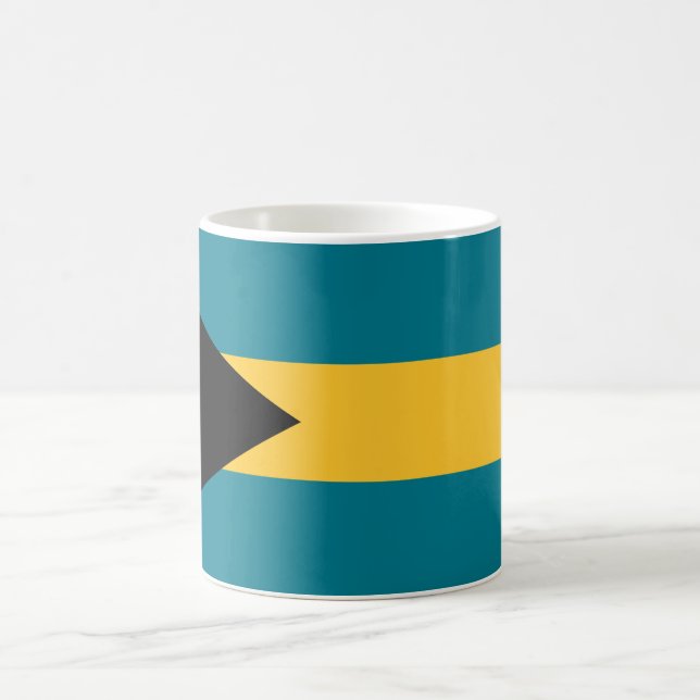 Flag of the Bahamas Coffee Mug (Center)