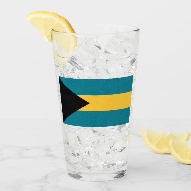 Flag of the Bahamas Glass (Front Ice)