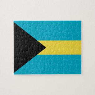 Flag Of The Bahamas Jigsaw Puzzle