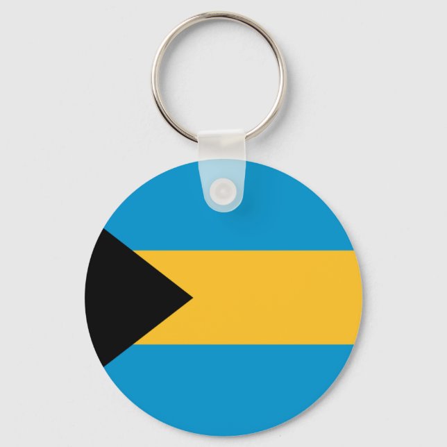 Flag of the Bahamas Keychain (Front)