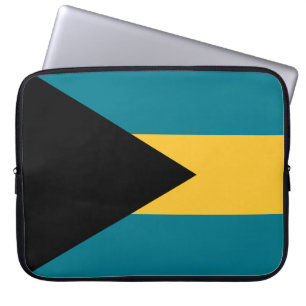 Flag of the Bahamas Laptop Sleeve