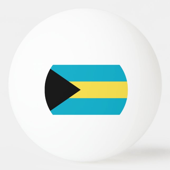 Flag of The Bahamas Ping Pong Ball (Back)