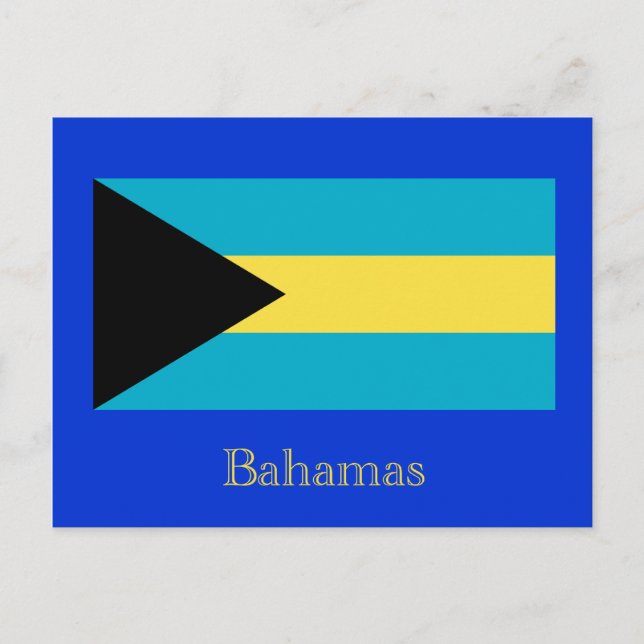 Flag of the Bahamas Postcard (Front)