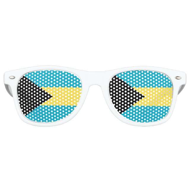 Flag of The Bahamas Retro Sunglasses (Front)