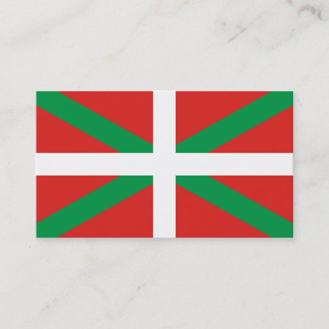 Flag of the Basque Country  Business Cards (Front)