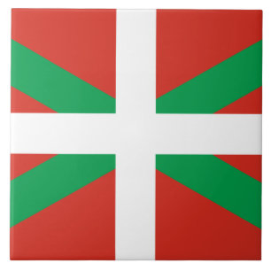 Flag of the Basque Country Tile