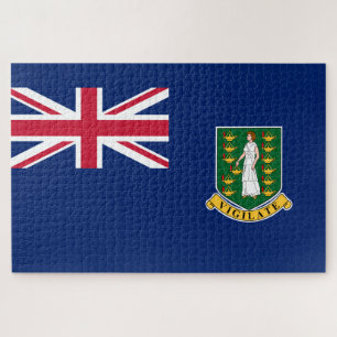 Flag of the British Virgin Islands (BVI) Jigsaw Puzzle