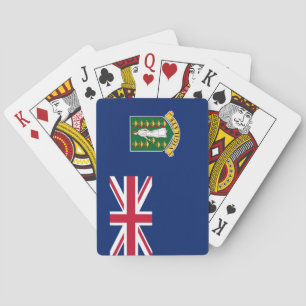 Flag of the British Virgin Islands (BVI) Playing Cards