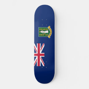 Flag of the British Virgin Islands (BVI) Skateboard