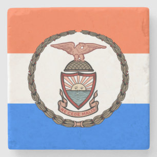 Flag of the Bronx (Borough in New York City) Stone Coaster