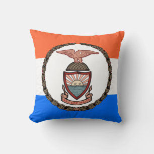 Flag of the Bronx (Borough in New York City) Throw Pillow