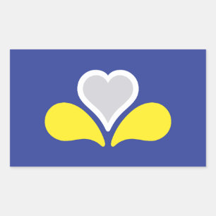 Flag of the Brussels-Capital Region, Belgium Sticker