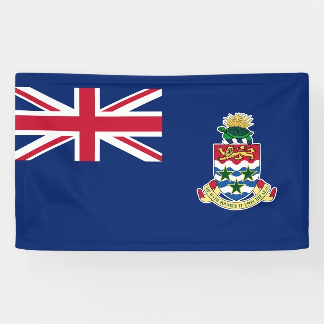 Flag of the Cayman Islands Banner (Horizontal)