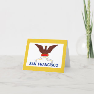 Flag of the city of San Francisco Card