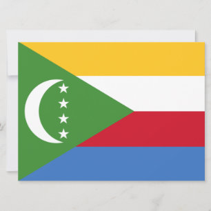 Flag of the Comoros Card
