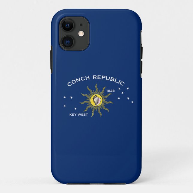 Flag of the Conch Republic, Flag of Key West Case-Mate iPhone Case (Back)