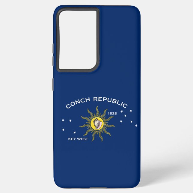 Flag of the Conch Republic, Flag of Key West Samsung Galaxy S21 Ultra Case (Back)