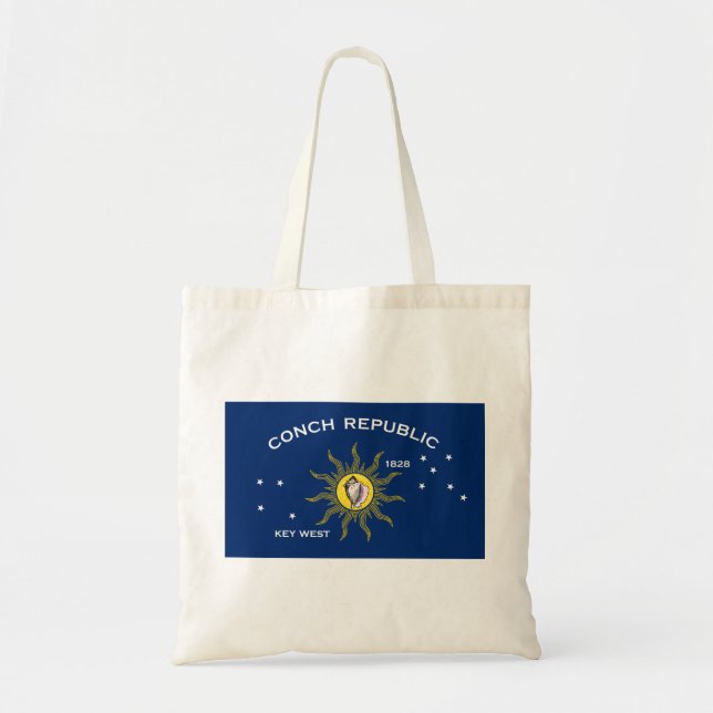 Flag of the Conch Republic, Flag of Key West Tote Bag (Front)