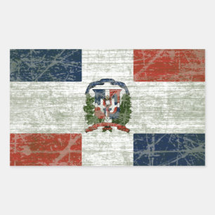 FLAG OF THE DOMINICAN REPUBLIC STICKER