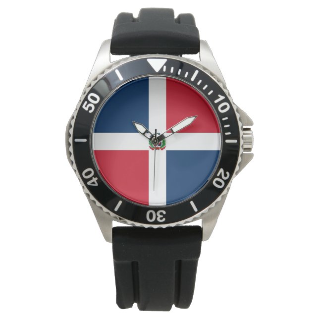Flag of the Dominican Republic Watch (Front)