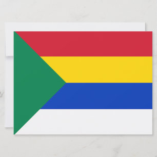 Flag of the Druze Religion Card