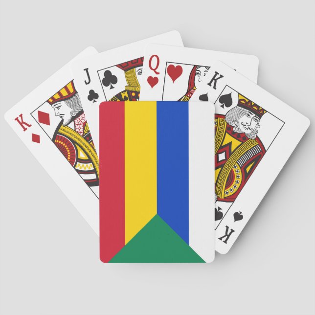 Flag of the Druze Religion Playing Cards (Back)