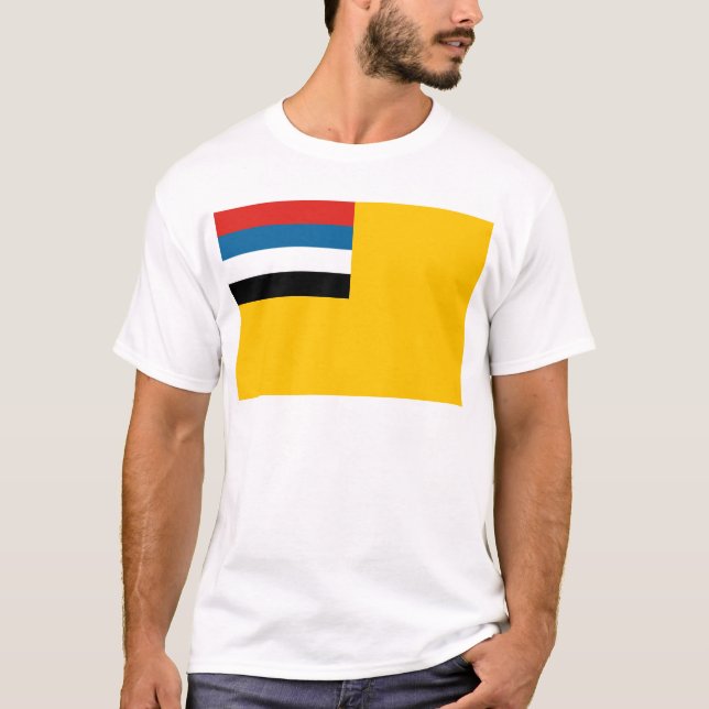 Flag of the Empire of Manchukuo 滿洲國; 满洲国; 滿洲国 T-Shirt (Front)