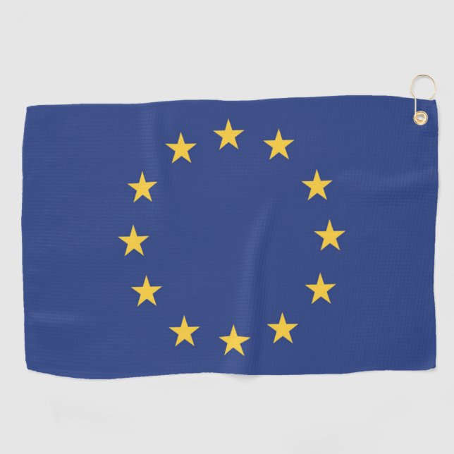 Flag of the European Union Golf Towel (Horizontal)