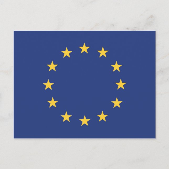 Flag of the European Union Postcard (Front)