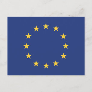 Flag of the European Union Postcard