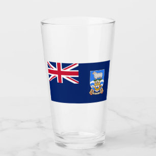 Flag of the Falkland Islands (British Territory) Glass