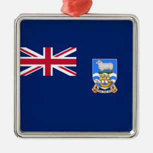 Flag of the Falkland Islands (British Territory) Metal Ornament