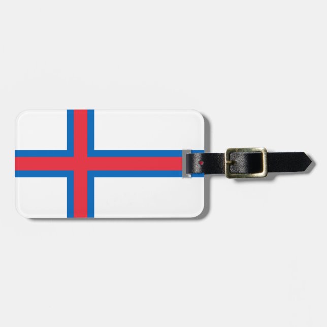 Flag of the Faroe Islands Luggage Tag (Front Horizontal)