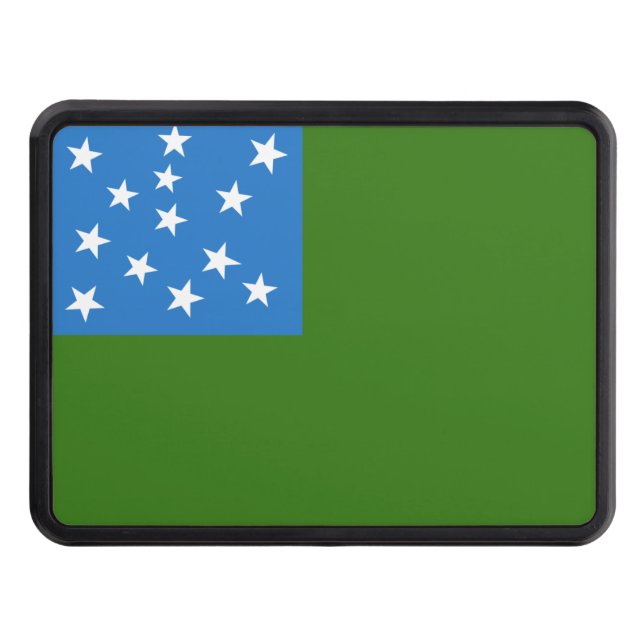 Flag of the Green Mountain Boys Trailer Hitch Cover (Front)