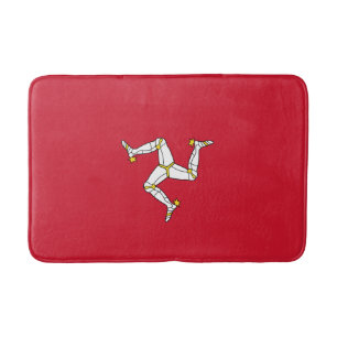 Flag of the Isle of Man Bath Mat