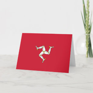 Flag of the Isle of Man Card