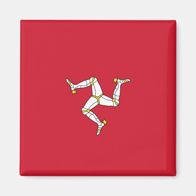 Flag of the Isle of Man Magnet (Front)