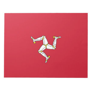Flag of the Isle of Man Notepad