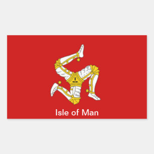 Flag of  the Isle of Man Sticker