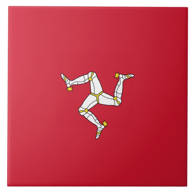 Flag of the Isle of Man Tile (Front)