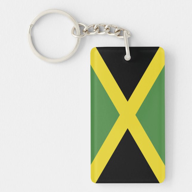 Flag of the Jamaica Keychain (Front)