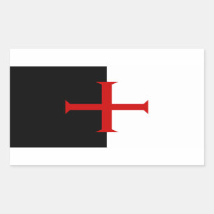 Flag of the Knights Templar Sticker