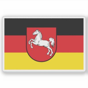 Flag of the Lower Saxony state, Germany