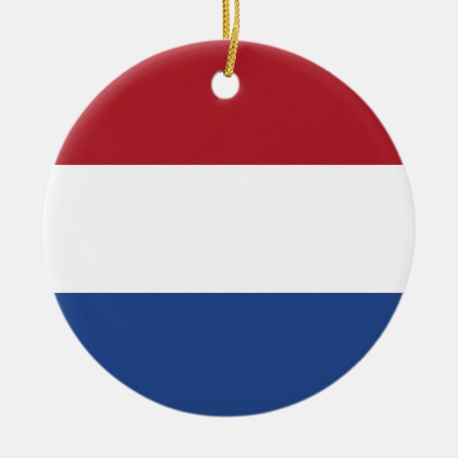 Flag of the Netherlands Ceramic Ornament (Front)