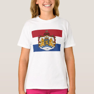 Flag of The Netherlands Coat of Arms Kid's T-Shirt