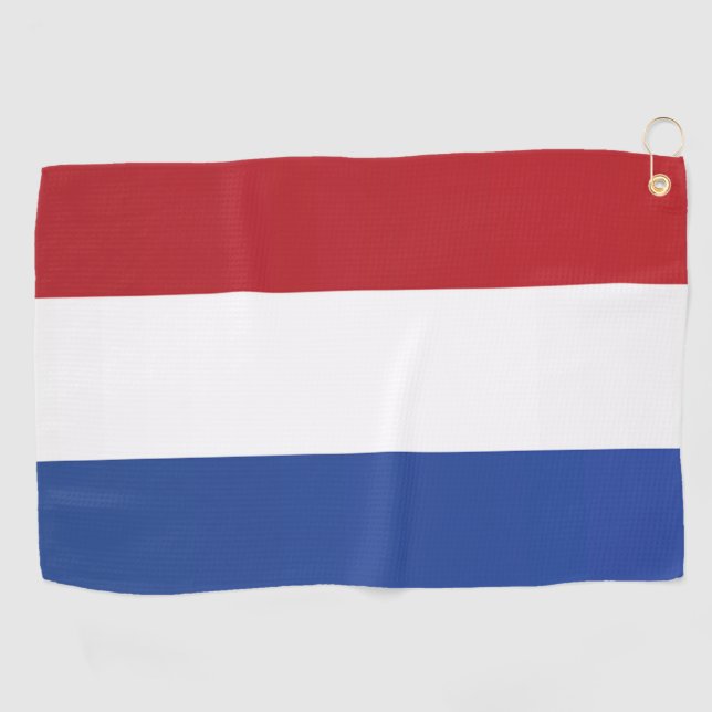 Flag of the Netherlands Golf Towel (Horizontal)