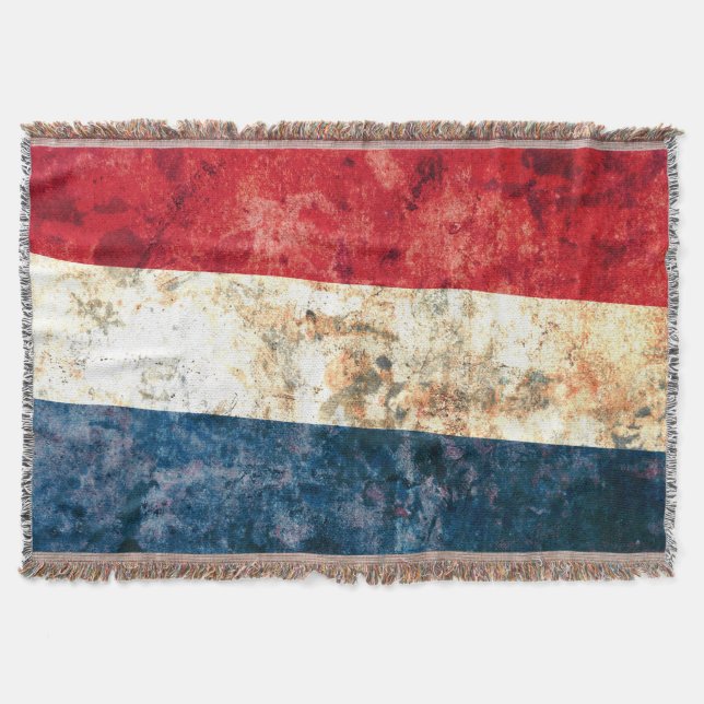 Flag of the Netherlands Throw Blanket (Front)